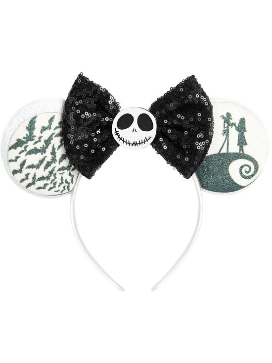 Women Ghost Bat Sequin Bow Mickey Mouse Hair Headband for Cosplay main image 7